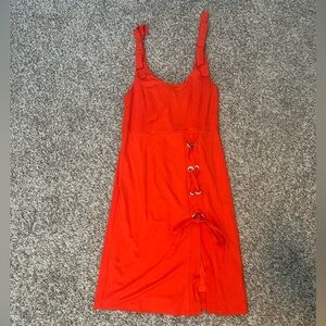 VENUS Red Midi Dress